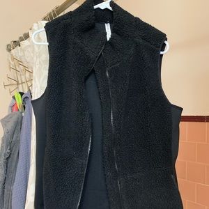 Fabletics fuzzy vest